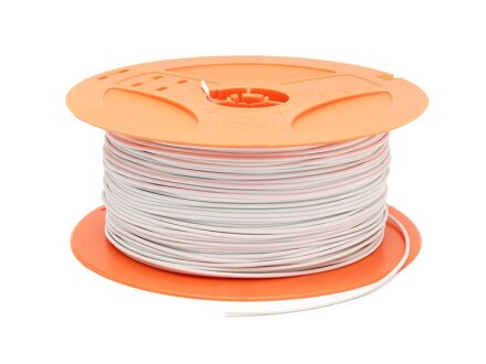 Kabel H05V-K, wit, 0,75 mm, ring, lengte selecteerbaar 10 meter