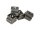 Cast aluminum T-slot nuts with M6 threads for 10mm grooves - 10-Pack