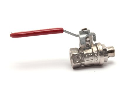 Brass ball valve G 3/8 "IG / AG