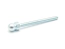 Threaded rod galvanized with ball 10mm, M5x60, size 10, steel,