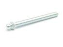 Threaded rod galvanized with ball 10mm, M10x100, wrench 13, steel,
