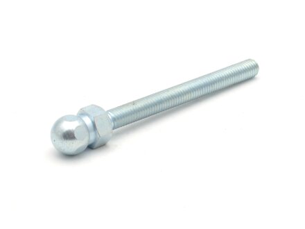 Threaded rod galvanized with ball 15mm, M8x80, spanner 14, steel,
