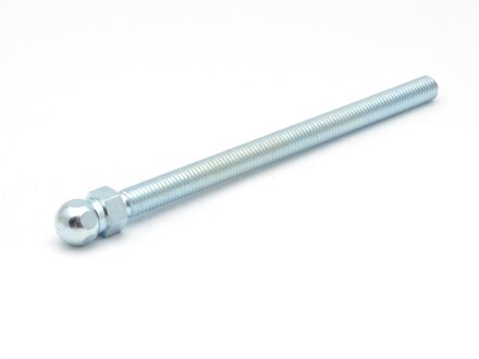 Threaded rod galvanized with ball 15mm, M10X150, spanner 14, steel,