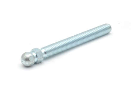 Threaded rod galvanized with ball 15mm, M12x100, spanner 14, steel,