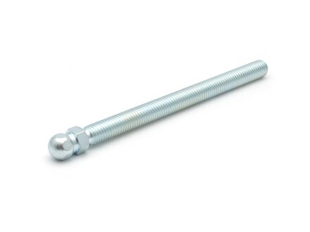 Threaded rod galvanized with ball 15mm, M12x150, spanner 14, steel,