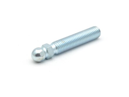 Threaded rod galvanized with ball 15mm, M14X66, spanner 14, steel,
