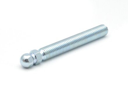 Threaded rod galvanized with ball 15mm, M14X100, spanner 14, steel,
