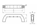 Set di tappi di copertura per maniglia comfort e maniglia di sistema (conf. = 2 pezzi)