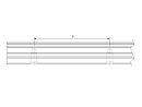 Guía lineal ARU / HRU 20 - carril guía atornillable desde abajo - Varilla de 4 m en la longitud del laminador