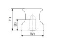 Guía lineal ARU / HRU 25 - carril guía atornillable desde abajo - Varilla de 4 m en la longitud del laminador
