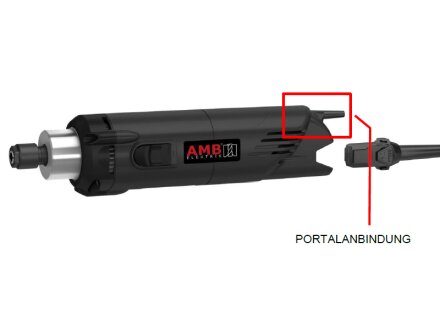 Cutter motor AMB 1050 FME-P DI / 1050 W / 5,000 ... 25,000 1 / min. ER16, portal connectivity