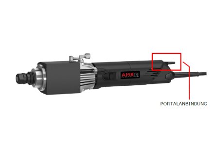 Fräsmotor AMB 1050 FME-W DI / 1050 W / Werkzeugwechsler, Portalanbindung