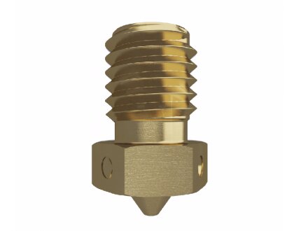 Brass V6 Nozzle - 3mm undrilled
