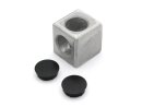 Cube connector 2D 40 I-type groove 8 incl. Caps 2