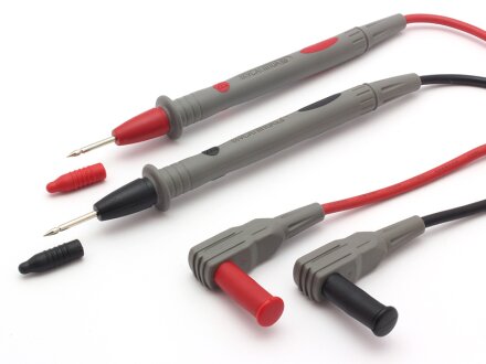 Multimeter safety test leads 1000V / CAT III, top quality (type 2)