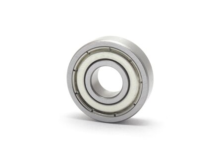 Stainless steel miniature ball bearings inch / inch SS-R188-ZZ 6.35x12.7x4.7624 mm