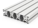 Aluminiumprofil 40x160 L I Typ Nut 8 leicht Alu Profil silber eloxiert - Standardlänge  50mm