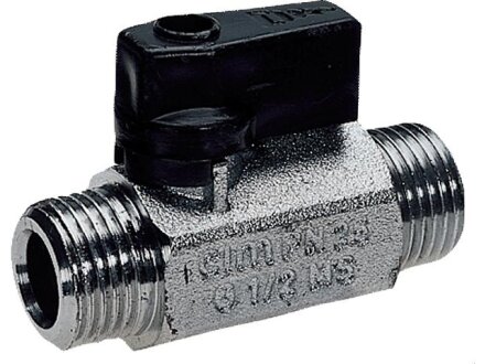 2/2-way ball valve Mini KH-G1 / 2-G1 / 2-20-MSV PTFE KU-SW-015