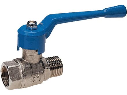 2/2-way ball valve KH-2-G3 / 8i G3 / 8a-58-MSV-PTFE-AL-BL-T201
