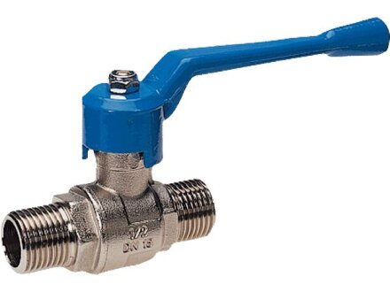 2/2-way ball valve KH-2-G2a-G2a-25-MSV-PTFE-AL-BL-T202